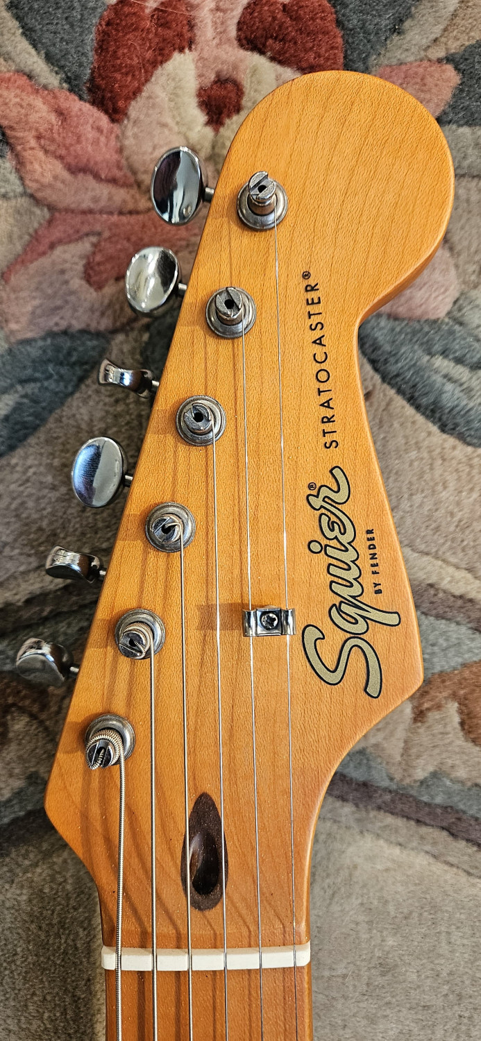 SQUIER 40th anniversary Strat Sonic Blue