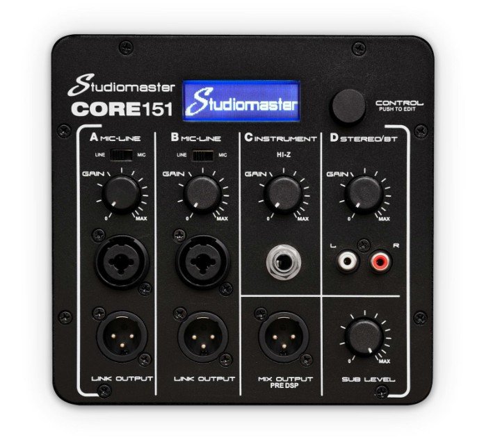 STUDIOMASTER CORE 151 15" Sub Active compact array system