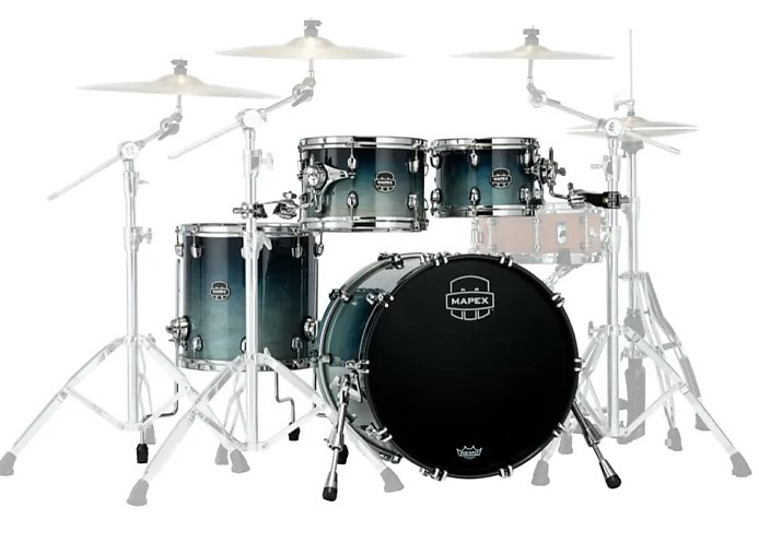 Bateria acústica MAPEX Saturn Renew SR529XRJ Teal Blue Fade