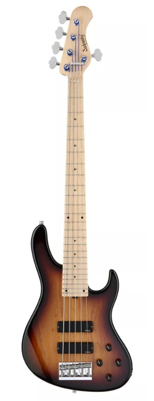 Basse SADOWSKY MetroLine 24-Fret Modern Swamp Ash Body, 5 Cordes - '59 Burst Transparent High Polish