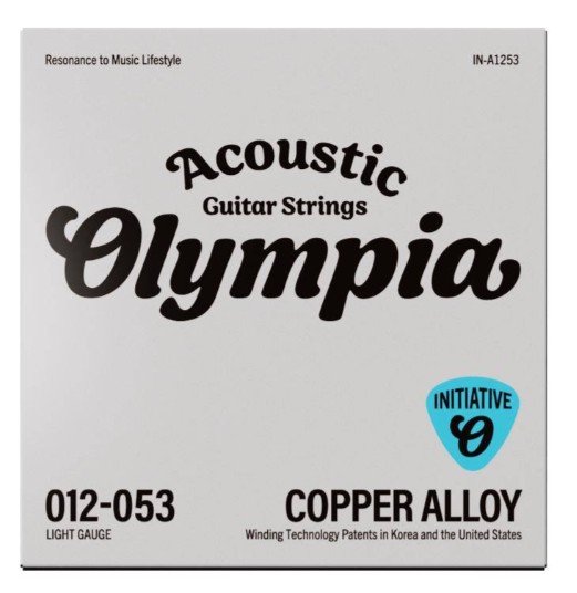 Olympia Initiative Acoustic Guitar Strings, Copper Alloy, 012-053