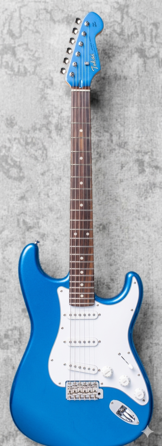 Guitare électrique Strato TOKAI AST104 Old Lake Blue