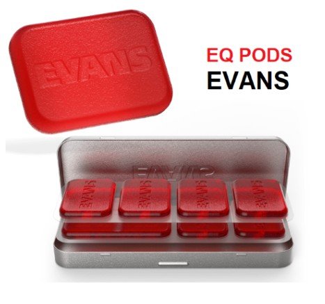 EVANS EQPODS drum damper