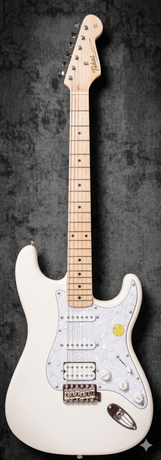Guitarra elèctrica TOKAI Traditional AST52SH VWH/M Vintage White Maple