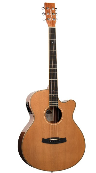 Guitarra electroacústica TANGLEWOOD Super Folk Winterleaf - TW4CENA