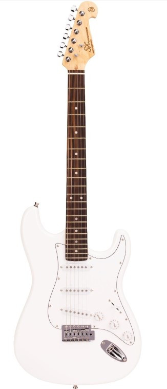 Guitarra eléctrica SX ED1 Strato White