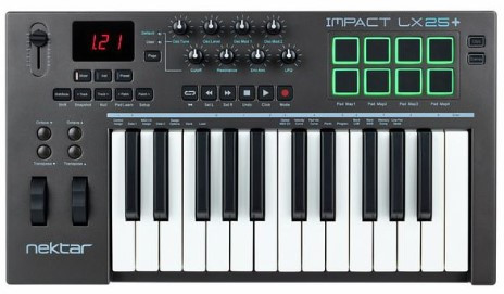 Teclado controlador midi-usb NEKTAR Impact LX25+