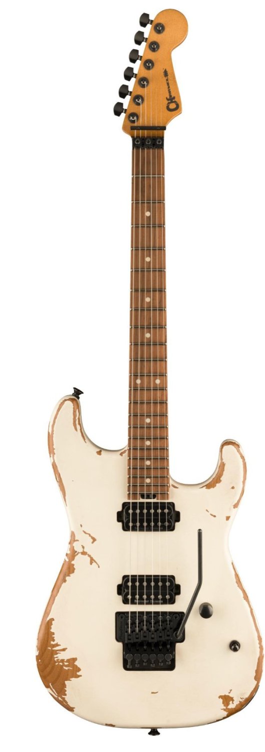 Guitarra elèctrica CHARVEL Pro-Mod Relic San Dimas Style 1 HH Weathered White
