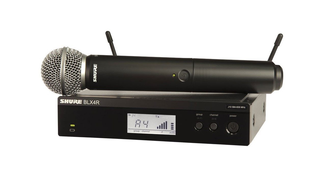 Micrófono SHURE BLX24RE/SM58 H8E Inalámbrico