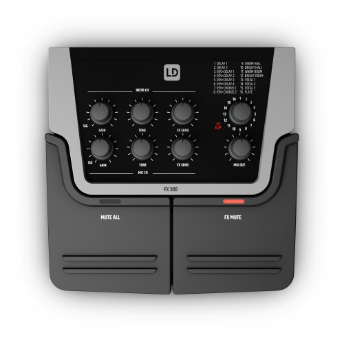 Pedalera multiefectos LD SYSTEMS FX300