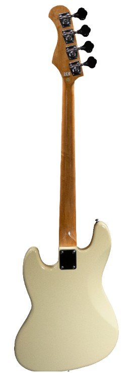 PRODIPE Sèrie JB80-RA Jazz Bass Blanc Vintage