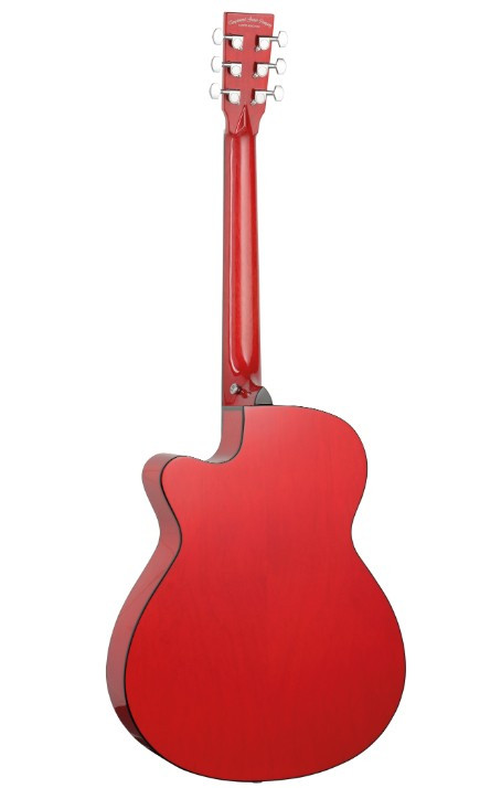 Guitarra electroacústica TANGLEWOOD Azure Super Folk Red - TA4CE RD