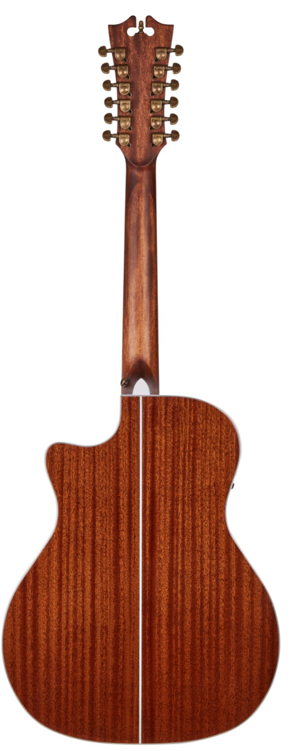 Guitare électroacoustique 12c D'ANGELICO Premier Fulton Iced Tea Burst