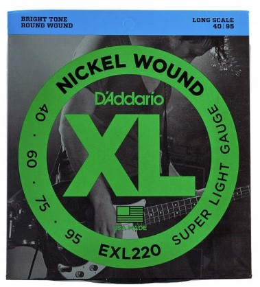 Cordes D'ADDARIO EXL220 Basse Electrique
