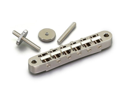 GOTOH GE103B Chevalet TUNE-O-MATIC Style LES PAUL Tiges Filetées M4 Nickel