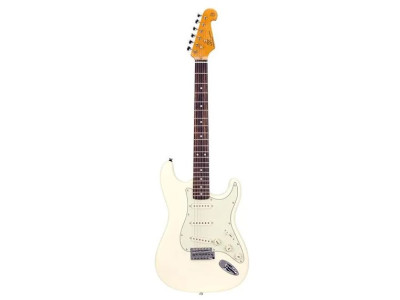 Guitare électrique SX ST62 Strato Vintage White