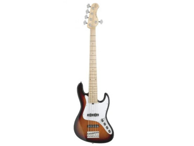Bajo SADOWSKY MetroExpress 21-5 JJ Maple - Tobacco Burst Transparent High Polish
