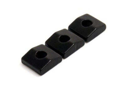 Carrés de bloque cordes noir (3pcs)