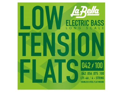 Cordes basse LA BELLA LTF-4A plates low tension 042-100