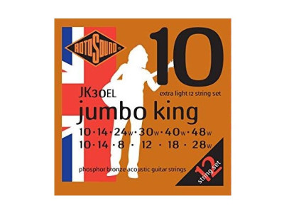 Cordes de guitare acoustique ROTOSOUND JK30EL 12 cordes