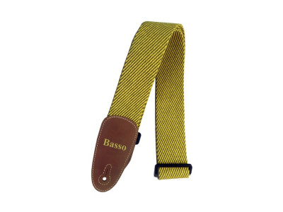 Sangle BASSO EX04 Série Extravagance Tweed jaune