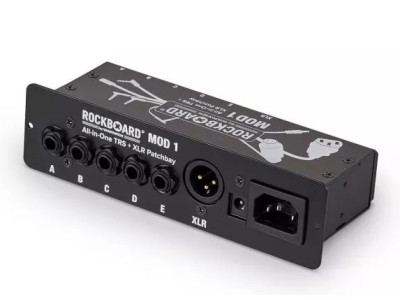 RockBoard MOD 1 V2 – TRS & XLR, IEC & Barrel Patchbay
