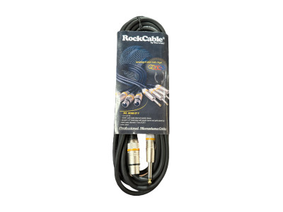 Cable Micrófono ROCKCABLE - 6m, RCL30386 D7 F Black