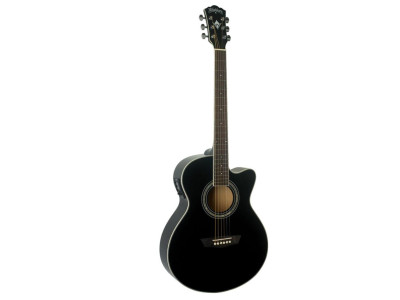 Guitare électro-acoustique WASHBURN EA12 noire