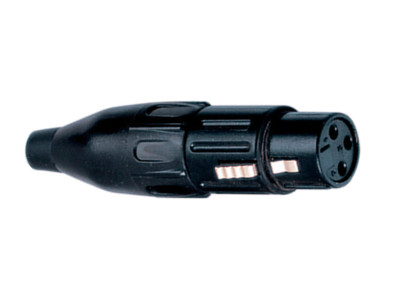 Conector XLR 3 contactos hembra MCA 007