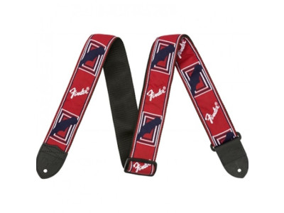Sangle FENDER 50mm Monogrammed red-white-blue