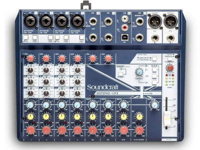 Mesa de Mezcla SOUNDCRAFT NOTEPAD-12FX