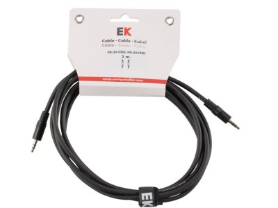 Cable EK ÀUDIO Mini Jack Stereo - Mini Jack Stereo 3m