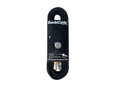 Cable de micrófono ROCKCABLE - 9m, RC30359 D7 Black - aros colores