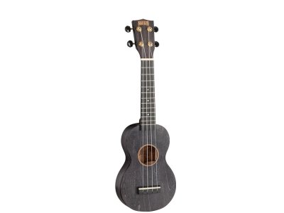 Ukelele MAHALO MS1TBK Soprano Trans Black con Funda