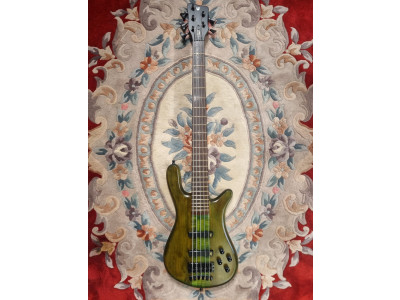 Bajo WARWICK Teambuilt Pro Series Streamer Stage I, 5 – Emeraude Green Transparent Satin