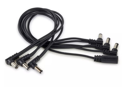 Cable ROCKBOARD Flat Daisy Chain, Angled - 6 Outputs