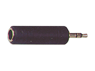 Adaptador Jack TRS 1/4'' hembra a Minijack TRS 3.5 mm macho MCAA 267