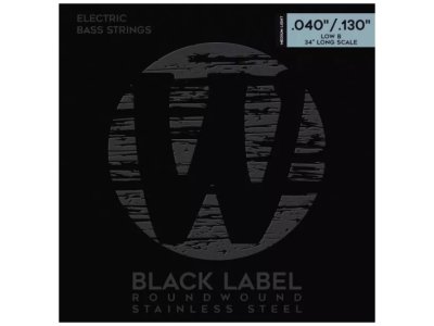 WARWICK Black Label - Cordes de basse 5c, Medium Light, .040-.130