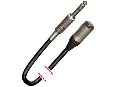 Cable jack stereo macho a XLR macho MK 43 2