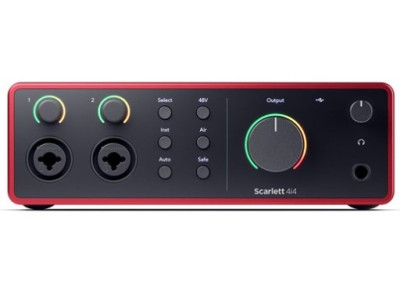Interface FOCUSRITE Scarlett 4i4 4th gen