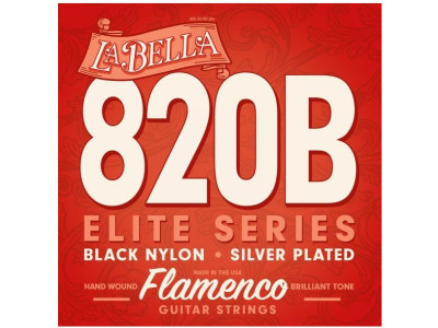 Cordes LA BELLA 820B Flamenco Black Nylon