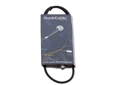 Câble microphone ROCKCABLE - XLR (mâle) / XLR (femelle) - 1 m