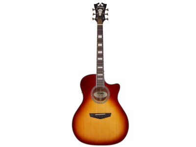 Guitarra electroacústica D'ANGELICO Premier Gramercy Iced Tea Burst