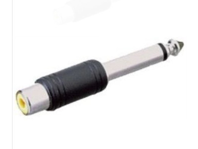 Adaptador EK AUDIO A084 RCA hembra - Jack mono
