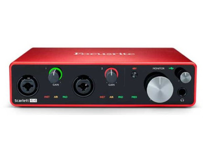 Interface FOCUSRITE Scarlett 4i4 3th gen