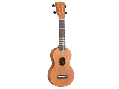 Ukulélé soprano MAHALO MS1TBR marron translucide avec housse