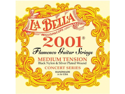 Cordes LA BELLA Flamenco B2001FM Tension Moyenne