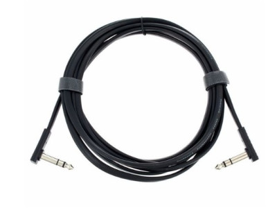 RockBoard Flat TRS Cable, 300 cm BK
