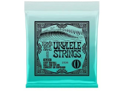 Cordes ERNIE BALL 2326 BLACK Ukelele Concert / Soprano