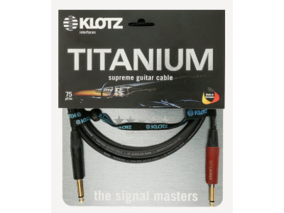 Cable KLOTZ Titanio Silent 3m instrumento